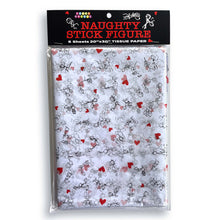 Load image into Gallery viewer, Naughty Stick Figure Tissue Paper Sheets
