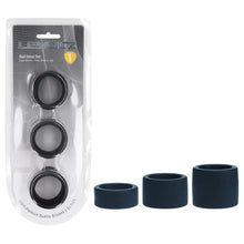Load image into Gallery viewer, LEVELZ Liquid Silicone Ball Strap Set of 3 - Black
