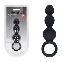 Load image into Gallery viewer, LEVELZ Beaded Silicone Anal Probe with Loop

