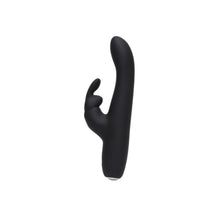 Load image into Gallery viewer, Fifty Shades of Grey Greedy Girl Rechargeable Slimline Rabbit Vibrator Black
