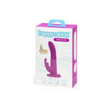 Load image into Gallery viewer, Happy Rabbit Rechargeable Vibrating Strap On Harness Set Purple
