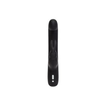 Load image into Gallery viewer, Happy Rabbit Slimline G-Spot Rechargeable Rabbit Vibrator Black
