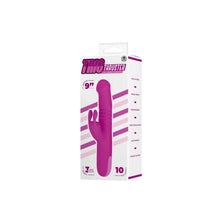 Load image into Gallery viewer, Trio Thruster 9" Silicone 3 in 1 Rechargeable Rabbit Vibrator
