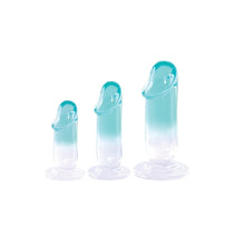 Load image into Gallery viewer, Glitzy Trainer 3 in 1 PVC Dong Kit - Transparent
