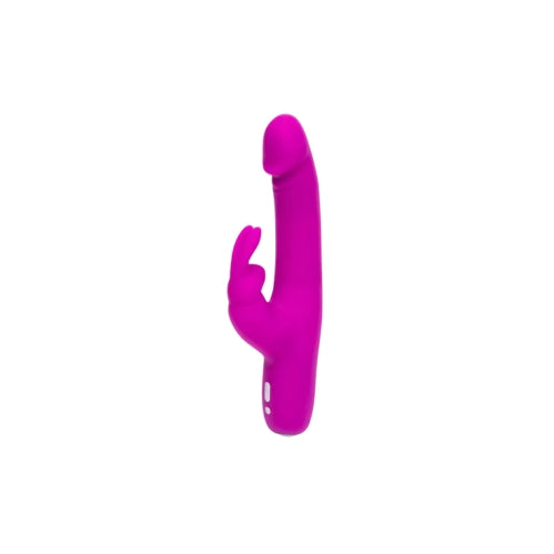 Happy Rabbit Slimline Realistic Rechargeable Rabbit Vibrator Purple