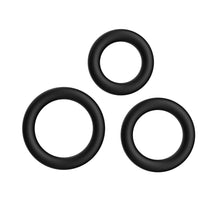 Load image into Gallery viewer, F-39: Trio Cockring Set - Black
