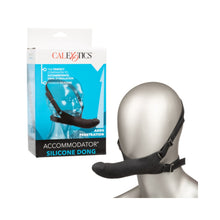 Load image into Gallery viewer, AccommodatorÂ¨ Silicone Dong Ã Black
