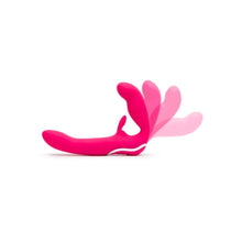 Load image into Gallery viewer, Happy Rabbit Rechargeable Vibrating Strapless Strap On Pink
