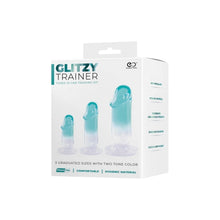 Load image into Gallery viewer, Glitzy Trainer 3 in 1 PVC Dong Kit - Transparent
