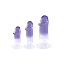 Load image into Gallery viewer, Glitzy Trainer 3 in 1 PVC Dong Kit - Transparent
