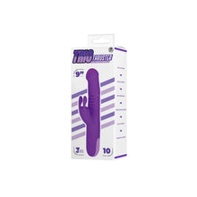 Load image into Gallery viewer, Trio Thruster 9" Silicone 3 in 1 Rechargeable Rabbit Vibrator
