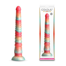 Load image into Gallery viewer, Colours Stacked - 12&#39;&#39; Dildo - Red/Gold
