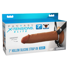 Load image into Gallery viewer, FX Elite 7&#39;&#39; Silicone Hollow Strap-On - Tan
