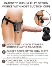 Load image into Gallery viewer, King Cock Elite Deluxe Silicone Body Dock Kit Strap-On Harness Balls Set Sex Toy
