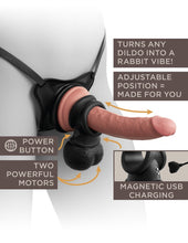 Load image into Gallery viewer, King Cock Ultimate Vibrating Body Dock Kit Strap-On Harness Balls Set Sex Toy
