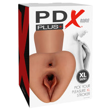 Load image into Gallery viewer, PDX Plus Pick Your Pleasure Stroker XL - Brown
