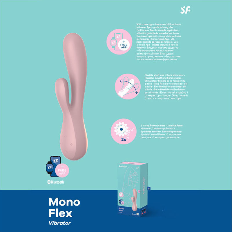 Satisfyer Mono Flex App Compatible USB Rechargeable Rabbit Vibrator