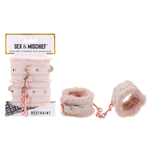 Load image into Gallery viewer, Sex &amp; Mischief Peaches n CreaMe Fur Handcuffs
