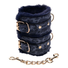 Load image into Gallery viewer, Sex &amp; Mischief Cougar Fur Handcuffs
