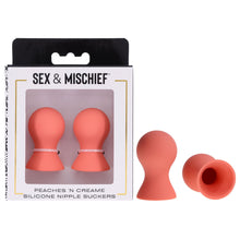 Load image into Gallery viewer, Sex &amp; Mischief Peaches n CreaMe Silicone Nipple Suckers
