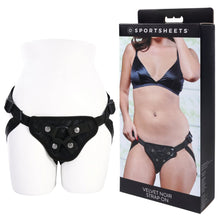 Load image into Gallery viewer, SPORTSHEETS Velvet Noir Strap On

