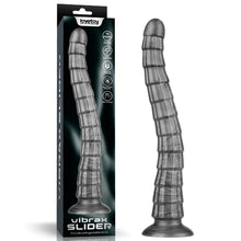 Load image into Gallery viewer, Lovetoy King Sized Vibrating Vibrax Slider 14.5&quot; Dildo Rechargeable
