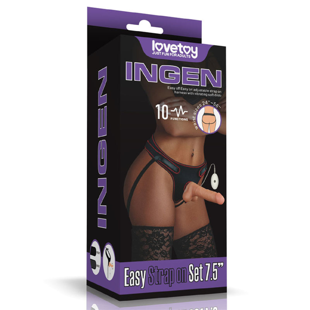 Ingen Vibrating Easy Strap-On Set