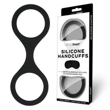 Load image into Gallery viewer, WhipSmart Silicone Handcuffs - Black
