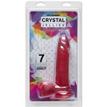 Load image into Gallery viewer, 7 in Realistic Cock With Balls Pink - LOVEBEE
