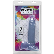 Load image into Gallery viewer, 7 in Realistic Cock With Balls Clear - LOVEBEE
