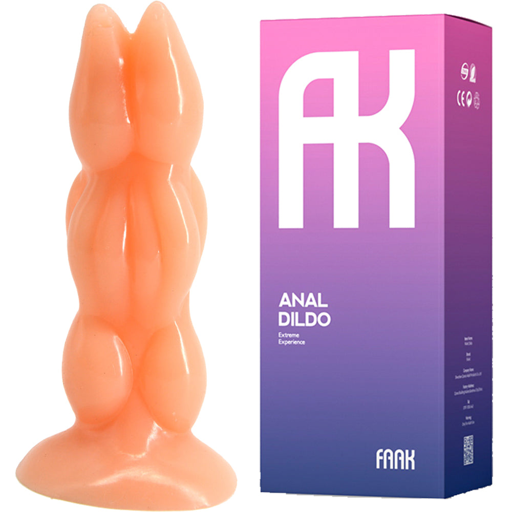 FAAK #43 Crab Claw 8” Anal Plug Dildo Flesh