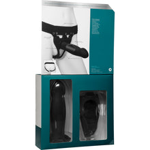Load image into Gallery viewer, Be Bold 8in Large Dong 2 Pc Hollow Silicone Strap-On Set
