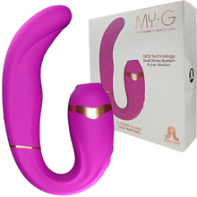 Load image into Gallery viewer, Adrien Lastic My G 2-in-1 Clitoral Stimulator Sucker G Spot Vibrator USB Pink
