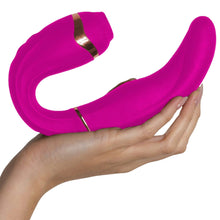 Load image into Gallery viewer, Adrien Lastic My G 2-in-1 Clitoral Stimulator Sucker G Spot Vibrator USB Pink
