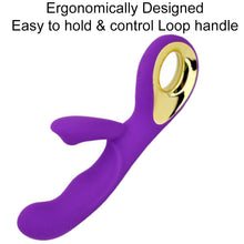 Load image into Gallery viewer, Angel G-Spot Rabbit Rechargeable Vibrator Clit Stimulator Vibrating Dildo - LOVEBEE
