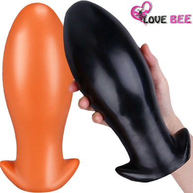 6-Sizes Anal Plug XXXL Big Large Dildo Silicone Butt Fat Dong - LOVEBEE