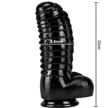 Load image into Gallery viewer, BigBoy Huge 30cm Dildo Fat Suction Cup Dong Cock Balls Anal
