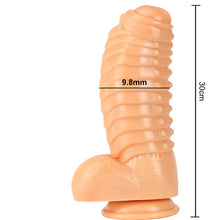 Load image into Gallery viewer, BigBoy Huge 30cm Dildo Fat Suction Cup Dong Cock Balls Anal
