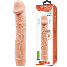 Load image into Gallery viewer, BAILE Realistic 8.8’’ Veined Multi-speed Vibrating G Spot Dildo
