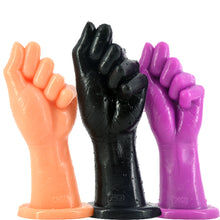 Load image into Gallery viewer, FAAK CHGD008 Fist Hand Anal Dildo Dong Black
