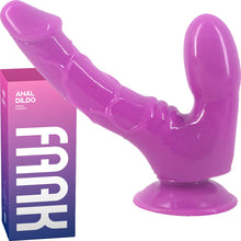 Load image into Gallery viewer, FAAK-CHGD025 Realistic Double Anal Dildo Dong Purple - BEBUZZED
