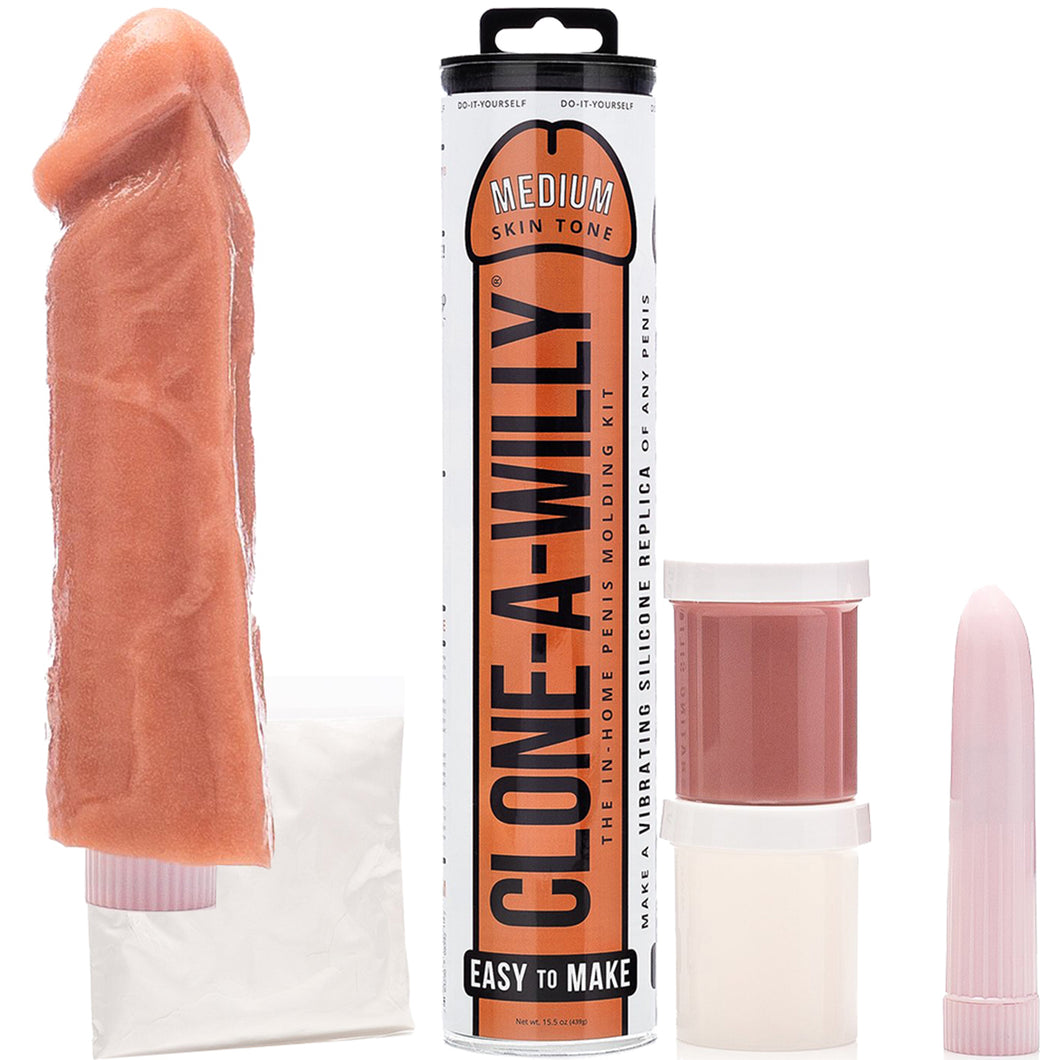 Clone A Willy Kit Penis Molding Set DIY Hens Couples Medium Vibrator Dildo