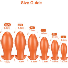 Load image into Gallery viewer, 6-Sizes Anal Plug XXXL Big Large Dildo Silicone Butt Fat Dong - LOVEBEE
