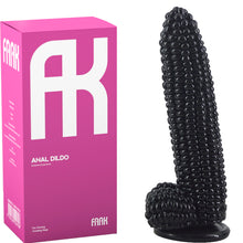 Load image into Gallery viewer, FAAK Realistic 8.2&quot; Corn Beaded Anal Butt Plug 21cm Dildo Suction Cup Balls Dong
