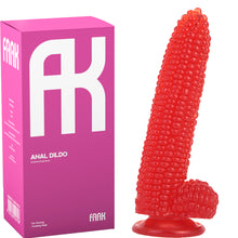 Load image into Gallery viewer, FAAK Realistic 8.2&quot; Corn Beaded Anal Butt Plug 21cm Dildo Suction Cup Balls Dong
