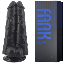 Load image into Gallery viewer, FAAK 56 Huge Realistic Veined Double Dildo XXXL 26cm Large Wide Dong
