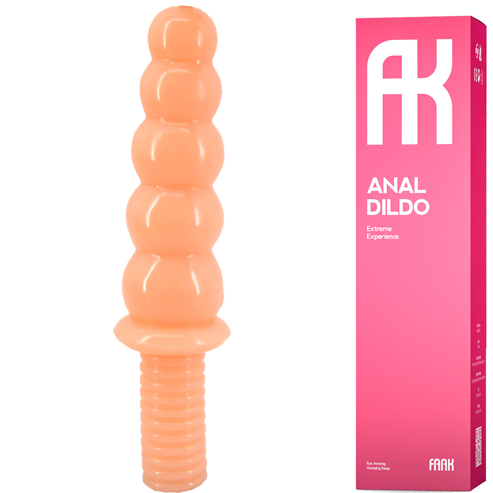 FAAK-60 Huge Bulbous Anal Dildo Dong Black