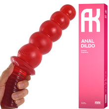 Load image into Gallery viewer, FAAK-60 Huge Bulbous Anal Dildo Dong Black
