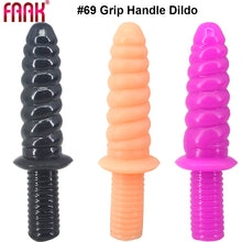 Load image into Gallery viewer, FAAK 11.4” Thrusting Handle Anal Plug 29cm Veined Dildo Huge Fat
