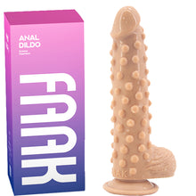 Load image into Gallery viewer, FAAK G126 Large Realistic Dildo Silicone Beaded Alien XL Dong Anal
